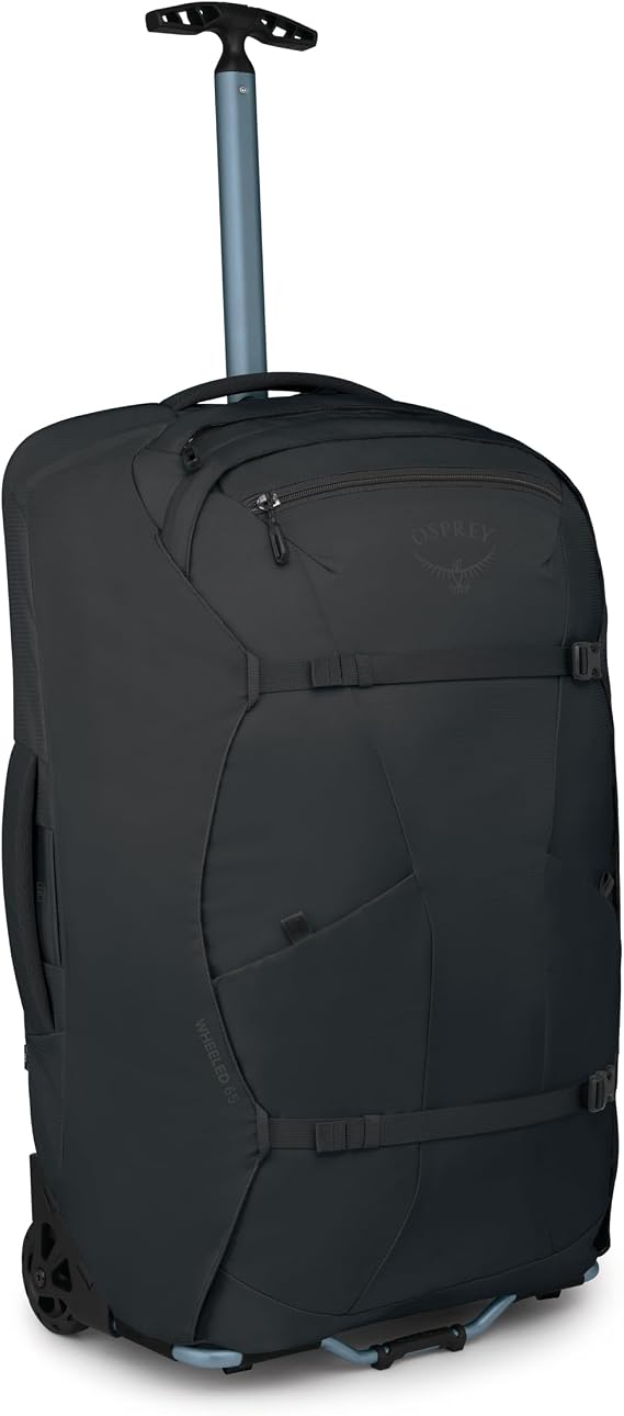 Osprey Farpoint Fairview 65L Wheeled Travel Pack - Rolling Backpack Travel Bag - Luggage with Wheels, Black