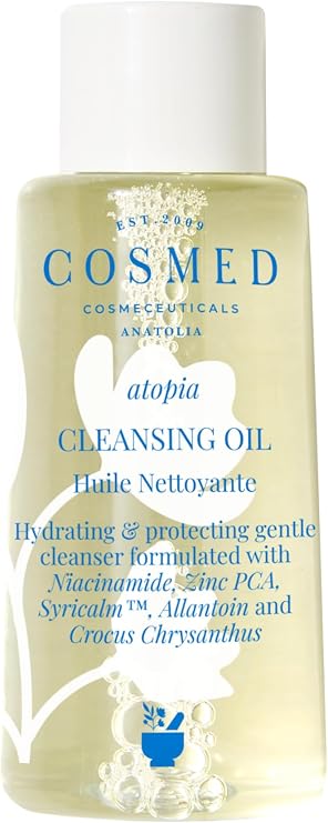 COSMED Atopia Cleansing Oil for Face and Body, Moisturizing and Nourishing, 40 ml