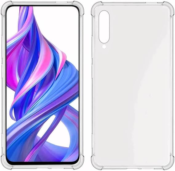 USTIYA Case for Huawei Y9s / Honor 9X Pro Clear TPU Four Corners Cover Transparent Soft