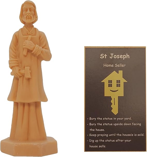 St Joseph Statue for Selling House Kit with Prayer Card