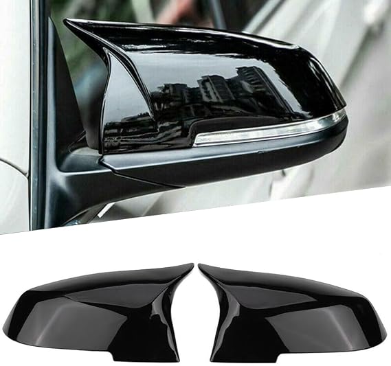 Pair Car Wing Mirror Covers Caps Replacement Fit for BMW 1 Series
