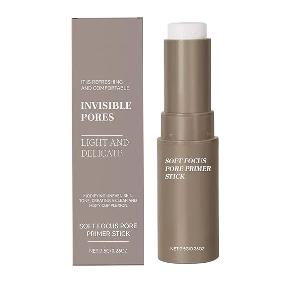 Primer Stick | Matte Oil Control Hydrating Makeup | Pore-Minimizing Primer | For Girls Women Wife Girlfriend Skin Home Office Travel Party