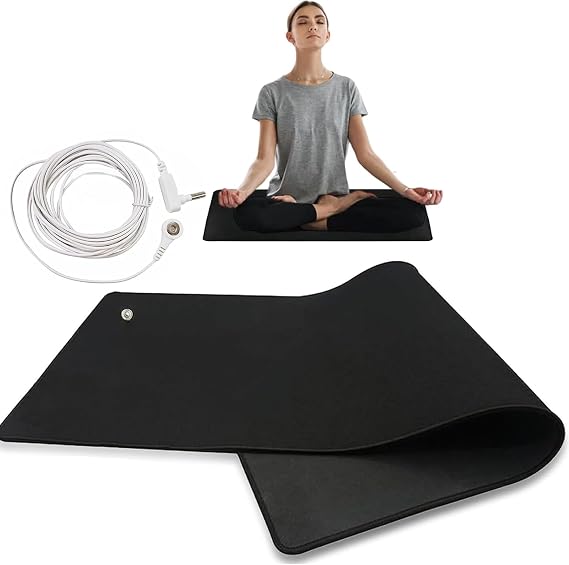 FunnAura 35 × 75 cm Grounding Sheet Earthing UK, Pemf Mat, Earthing Sheets for Improving Sleep and Balance