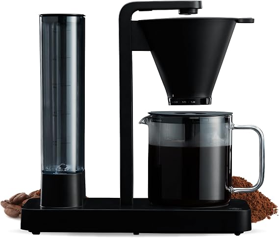 Wilfa Svart Performance Coffee Maker with Detachable Water Tank & Adjustable Drip-Stop - Filter Coffee Machine Brewer with Temperature Control, 1.25L