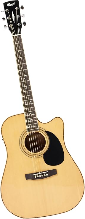 Cort AD880CENATW Elektro Akustik Gitar (Kılıflı) - Natürel