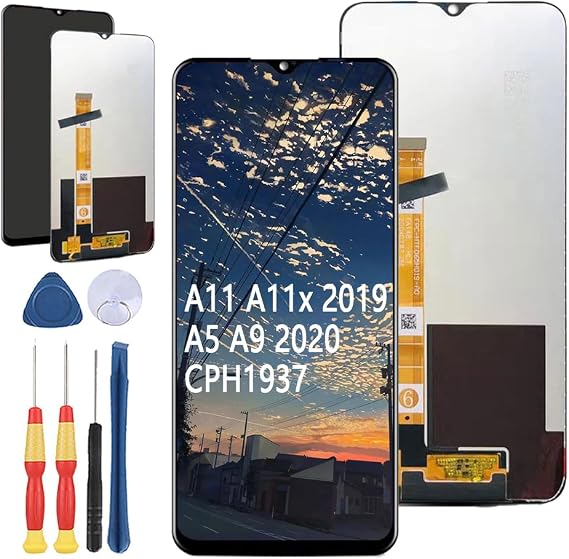 New Screen Replacement For OPPO A11 A11x 2019 / A5 A9 2020 / CPH1937 LCD Display Repair Screen and Replacement Tool Accessories