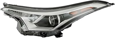 Partzer Headlight Assembly Fits for 2018-2019 Toyota CHR C-HR Halogen Headlamp wLED DRL Left Driver Side Replacement 81170F4040