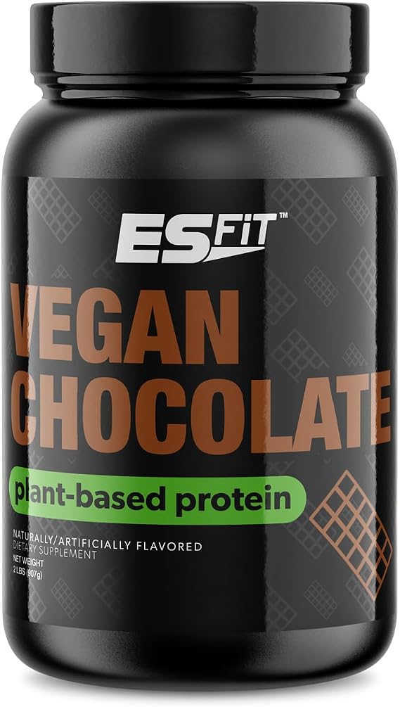 Plant Based Protein | 2lbs | 20g of Protein | Post Workout Muscle Recovery | Tested and Certified (Vegan Chocolate)