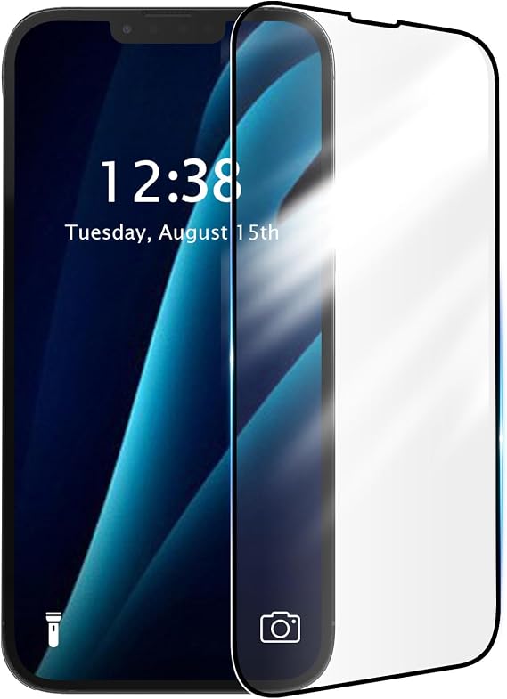 [1 Pack Screen Protector for vivo iQOO 13 Tempered Glass Protective Film 9H Hardness High Transparency Anti-Shatter Anti-Bubble, Black Border