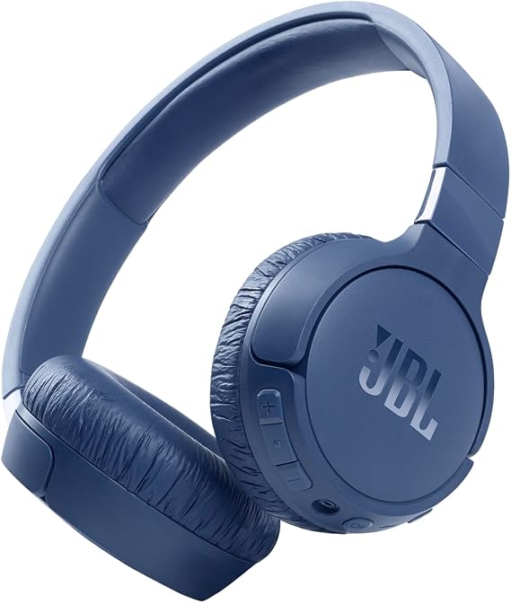 JBL Tune 660NC - Active Noise-Cancelling Headphones - Blue | Active Noise Cancelling, JBL Pure Bass Sound, Up to 44 hours of battery life with ANC, Wireless Bluetooth Streaming