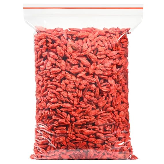 Natural Organic Chinese Wolfberry,Red Wolfberry,Honggouqi,Ningxia Wolfberry. (1000 Gram)