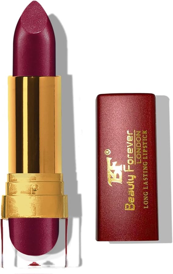 Beauty Forever Long Lasting Cream Lipstick, Glossy & Moisturising Lip Formula, Vitamin C & E Enriched, Hydrating Feature, High Impact Lip Colour, Available In 24 Shades (Pink Rose (LL104))