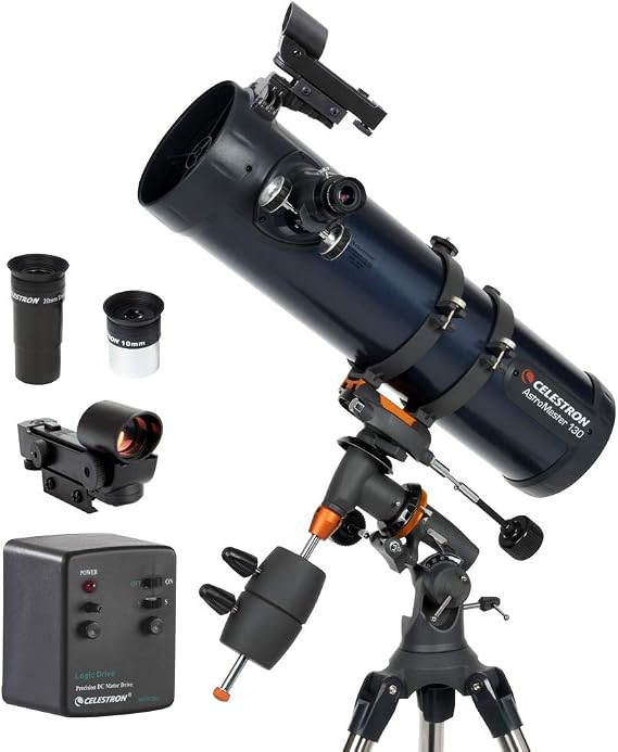 Celestron 31051 AstroMaster 130EQ Spiegelteleskop Motorantrieb