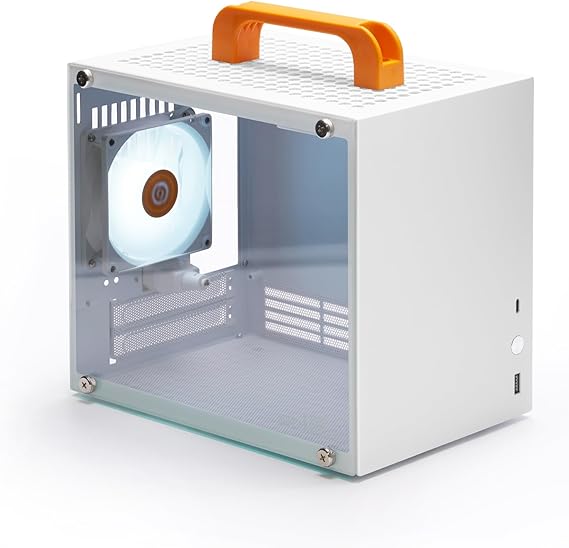 SGPC K66 Lite 8.4L Mini ITX Case, Tempered Glass Gaming Chassis