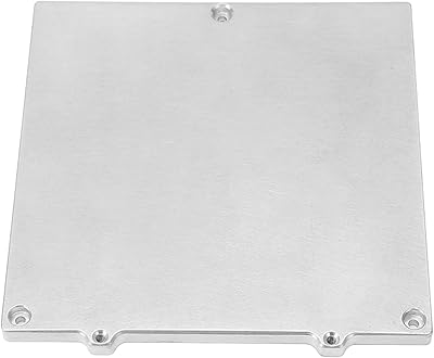ASHATA for V0 V0.1 Heated Bed Support Plate, 3D Printer Replacement Part Hotbed Support Plate Z Axes Aluminum 4.7 x 4.7 x 0.2in Sheet for V0 V0.1 3D Printer