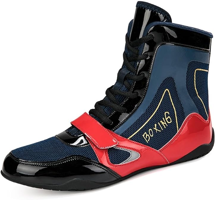 Boxing Boots Men Wrestling Shoes Women Comfortable Training Boxing Shoes Breathable Non-Slip Fighting Powerlifting Bodybuilding,Conforms to Your Foot