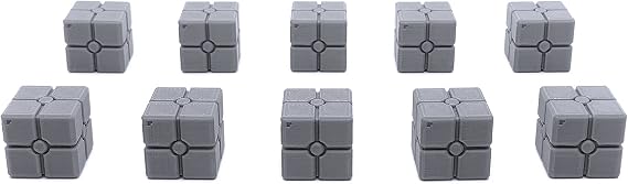 EnderToys Futuristic Crates, Terrain Scenery for Tabletop 28mm Miniatures Wargame, 3D Printed and Paintable