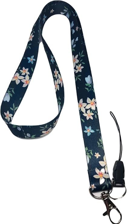 Floral patterned Neck rope and Phone Strap