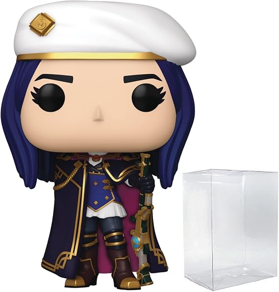 POP TV: Arcane League of Legends - Caitlyn Funko Vinyl Figure (Bundled with Compatible Box Protector Case), Multicolor, 3.75 inches