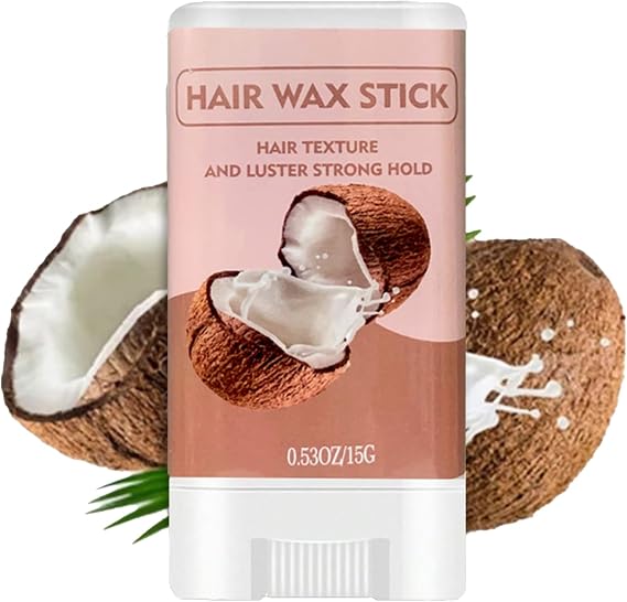 Coconut Hair Wax Stick for Women, Edge Control Flyaways Frizz