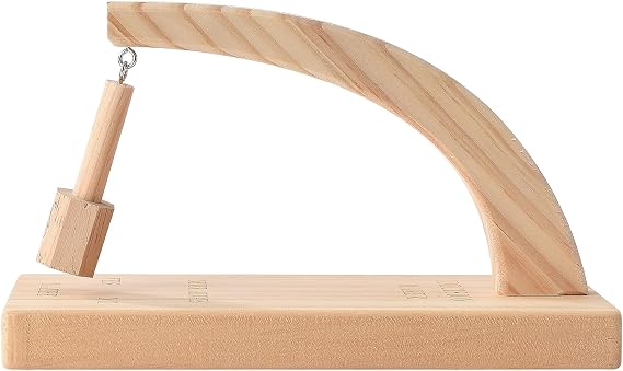 Wooden Decision Maker, Creative Magnetic Decision Maker Innovative Oscillating Magnetic Selector Swing to Find The Answer to Your Question for Indecisive Person (B)