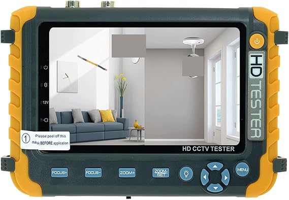 CCTV Tester, High-resolution HD CCTV Tester IV8W 8MP ADH CVI TVI CVBS 4 Ins 1 Cameras Analog Security Camera Monitor Test Tool