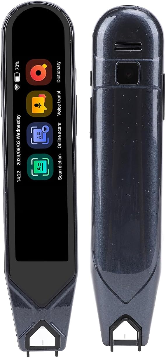Scan Translator Pen, Pen Scanner Text to Speech Device, Smart BT Digital Reading Pen, Support 134 Languages, Online & Real Time Voice Translation, Photo Translation