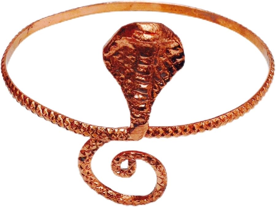 Belly Dancing Fashion Trendy Single Snake Arm Band Cuff - Copper
