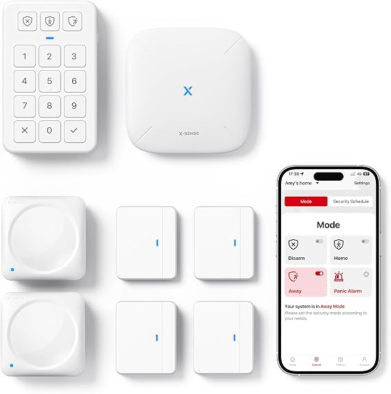 X-Sense Smart Home Security System, Alexa Compatible, App Alerts, AS08