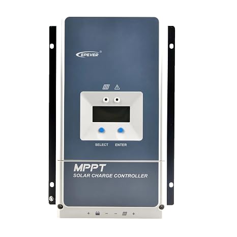 Solar Controller, 100A 80A 60A 50A MPPT Solar Charge Controller 12V/24V/36V/48VDC Auto Solar Regulator Max PV Input(60A,200V)