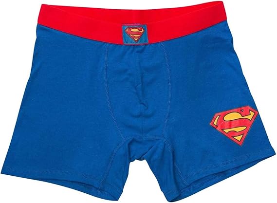 Superman Classic Men's Underwear Boxer Briefs- XXLarge (44-46) Blue