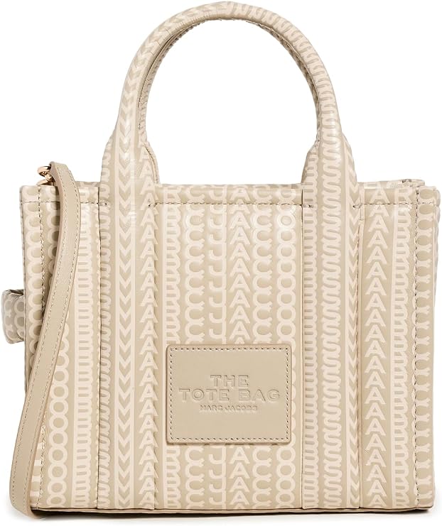 Marc Jacobs Women's The Small Tote, Khaki, Tan, Print, One Size