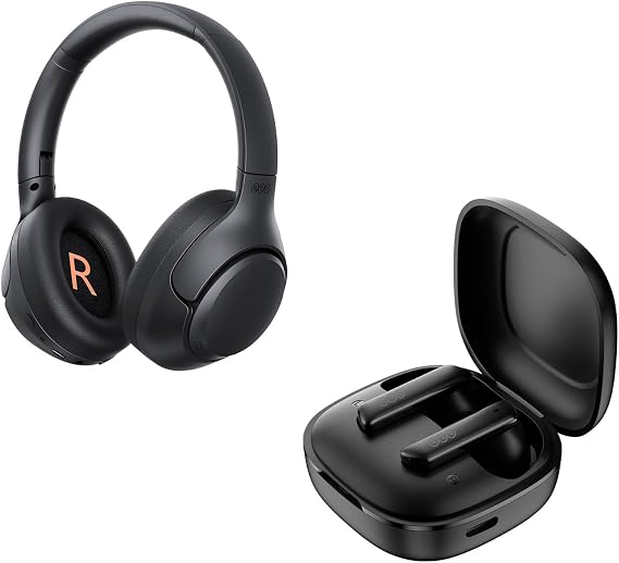 QCY H3 ANC Headphones Black HT05 MeloBuds Black