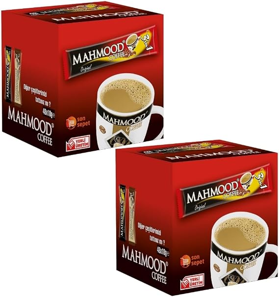 Mahmood Coffee 3 in 1 Instant Coffee 48 x 18 Gram 2 sets