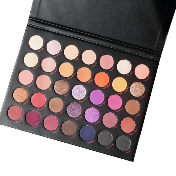KARA BEAUTY On The Haunt Eyeshadow Palette 35-Shade Halloween Exclusive Eye Shadow Palette Travel Size Makeup, Waterproof, Creative Makeup Gift for Women