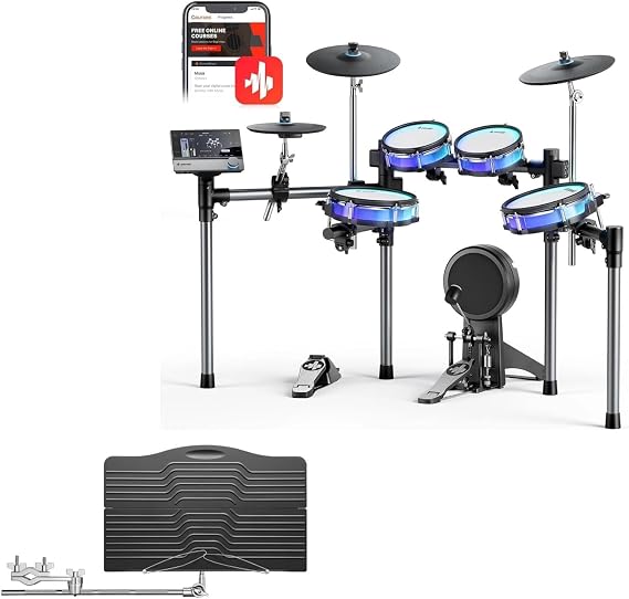 Donner Electric Drum Set+Donner Sheet Music Holder