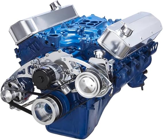 Serpentine Pulley System for Ford 460 - Power Steering