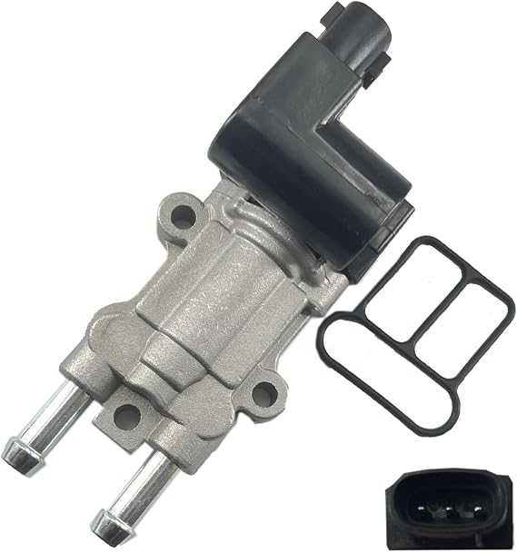 Idle Air Control Valve IACV 22270-0D040 Compatible with 2002-2006 Corolla, 2003-2006 Matrix, 2003-2006 Vibe - Replace 222700D040 IAC Valve