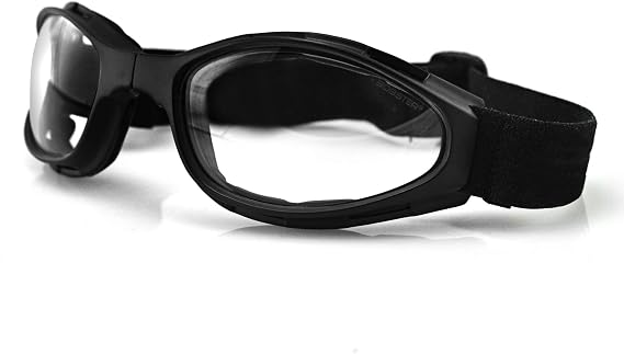 Bobster Crossfire, Matte Black Frame, Clear Lens