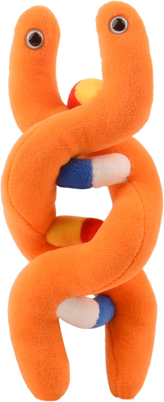 GIANT MICROBES DNA Plush, Genetics, DNA Gifts, Genetic Counselor Gifts, Genealogy, Ancestry Gift, Funny Science Teacher Gifts, Forensic Science Gift