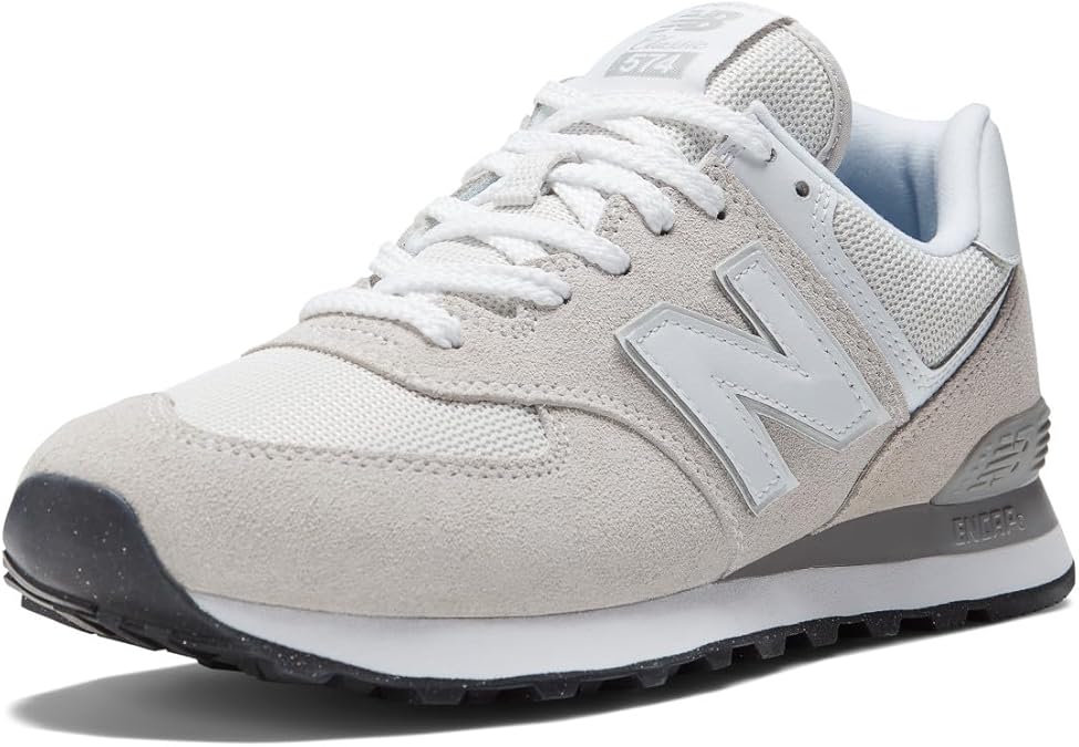 New Balance Men's 574 Core Sneaker, Nimbus Cloud/White, 8.5