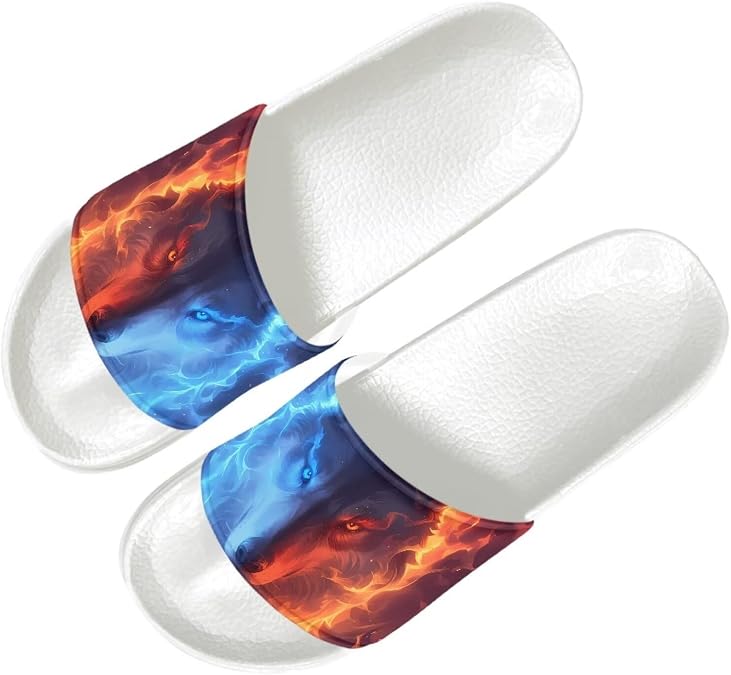 Men's Comfy Cloud Slippers Casual Slides Sandal Slip on Shower Shoes Non-slip Outdoor Indoor Slipper for Men Size 5-14