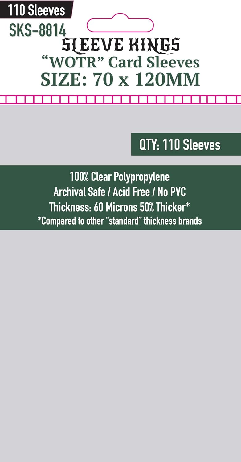 Sleeve Kings - Wotr Card Sleeves 70mm X 110mm - Pack of 110
