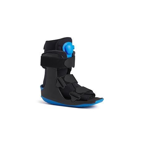 Ovation Medical Gen 2 Pneumatic Walking Boot - Lightweight, Low Profile CAM Walker Boot - Premium Medical Boot for Foot Injuries, Ankle Sprains, Fracture Recovery Support, More (Short, Large)