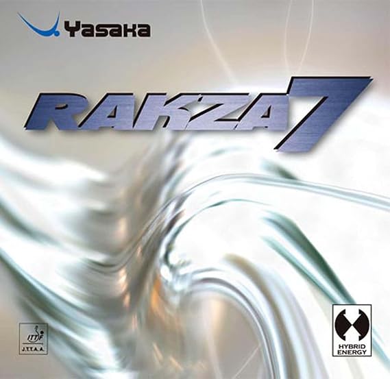 Yasaka Rakza 7 Table Tennis Rubbers (Black, 1.8)