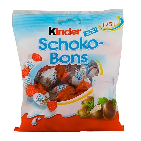 Kinder Choco-Bons 125 gr. Imported from Russia (3 pack)