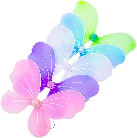 Girls Wings Fairy Wings, Kids Butterfly Wings Little Girls Wings Costume | for Birthday Party Halloween Dress up Jeowoqao