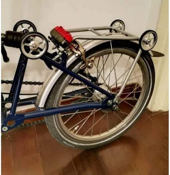 for Brompton Rear Rack Mini Luggage Shelf Silver Edition Lightweight
