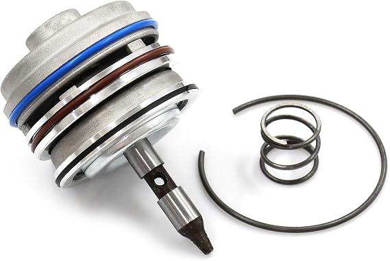 High Performance Servo Piston Assembly with Cover & Snap Ring Compatible with Corvette 700R4 4L65E 4L70E 4L60E 1982-2014 Silver