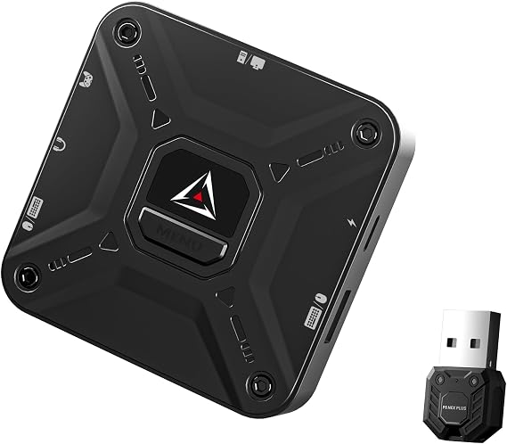 AIMZENIX AX360P Keyboard Mouse Converter + P5 NEX Plus PS5 Adapter Bundle - Play PS5 with Keyboard & Mouse, No Controller Authentication Required, Plug & Play for FPS Games, Firmware Upgradable